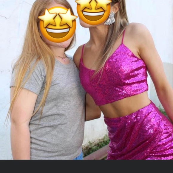 Lucy In The Sky two piece prom/formal dress. size xs - Picture 2 of 2